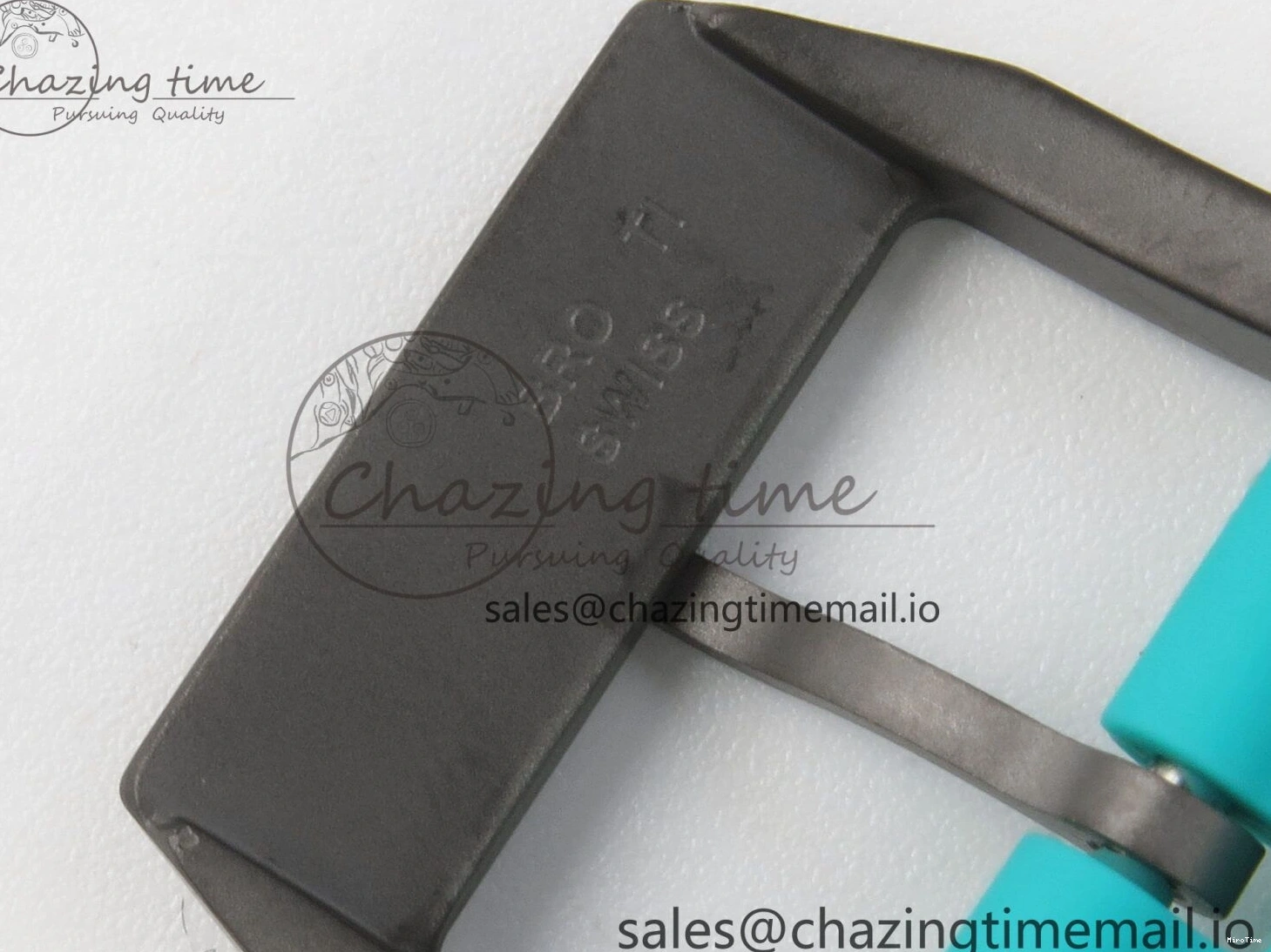 MIROTIME 0102 Pilot Mark XX BLSF 1:1 Best Edition Black Blue Dial on Blue Rubber Strap MIYOTA Sleek 6989